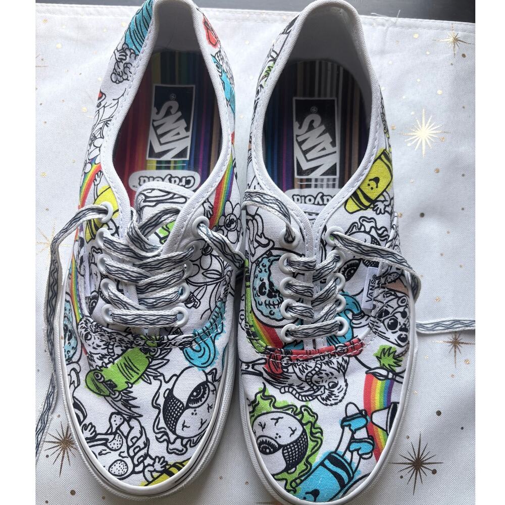 Vans Crayola Collab Shoes Women’s size 8/ Men’s size 6.5